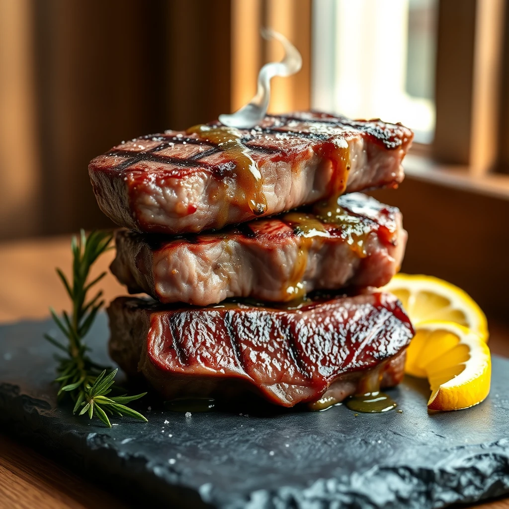 Juicy Grilled Lamb Chops Recipe with Lemon and Garlic