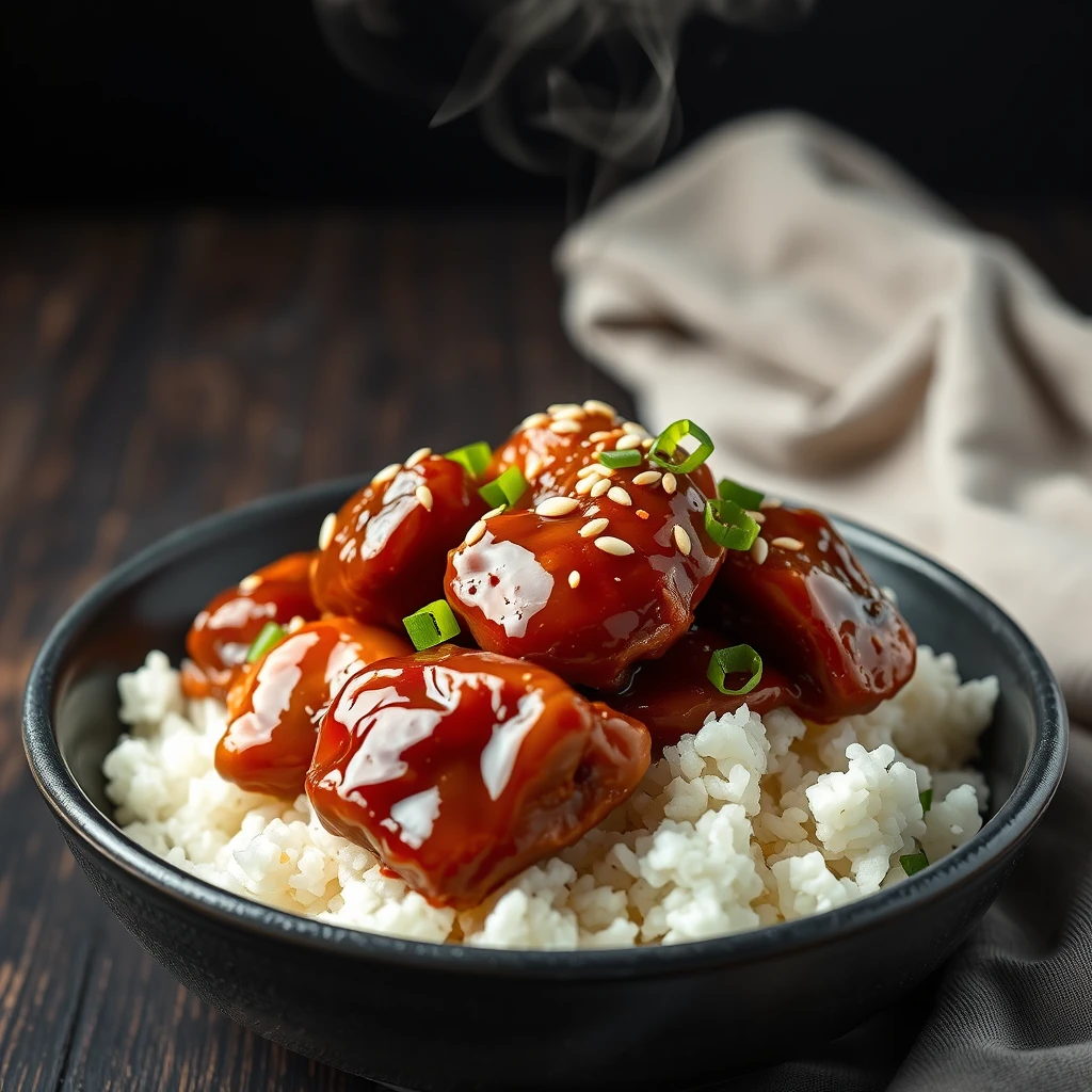 Easy Mall-Style Bourbon Chicken Recipe