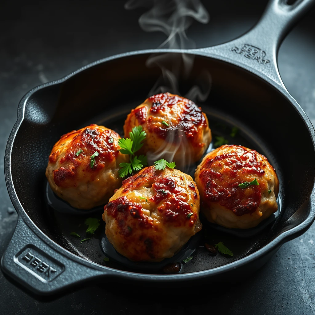 The Ultimate Garlic Herb Chicken Meatballs: A Standout Among Ground Chicken Recipes