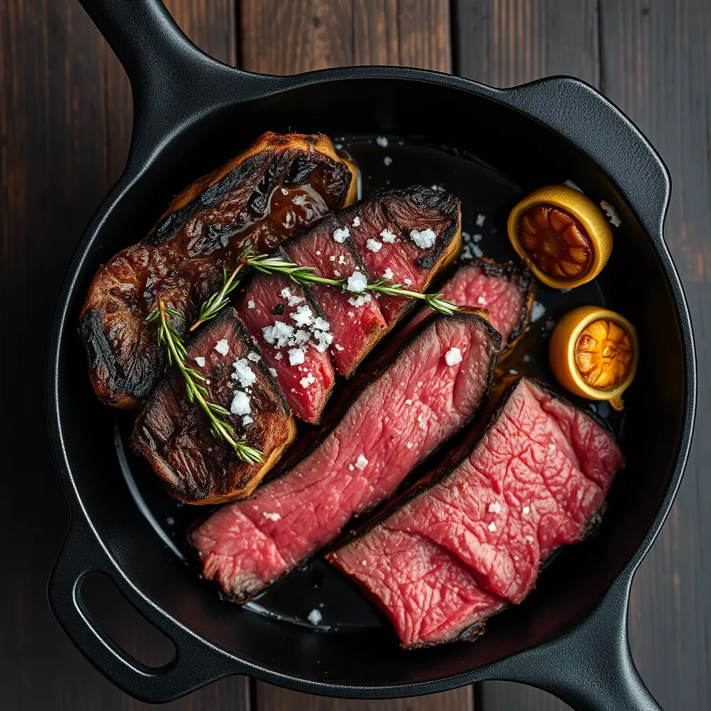 Ultimate Butter-Basted Cast Iron Skirt Steak