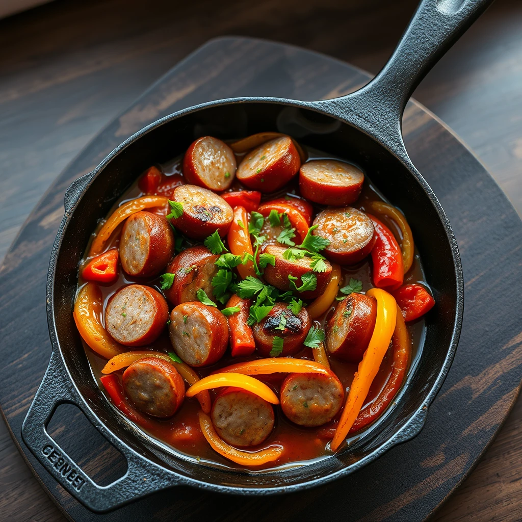 Easy Sausage and Peppers Skillet: A Quick Weeknight Favorite