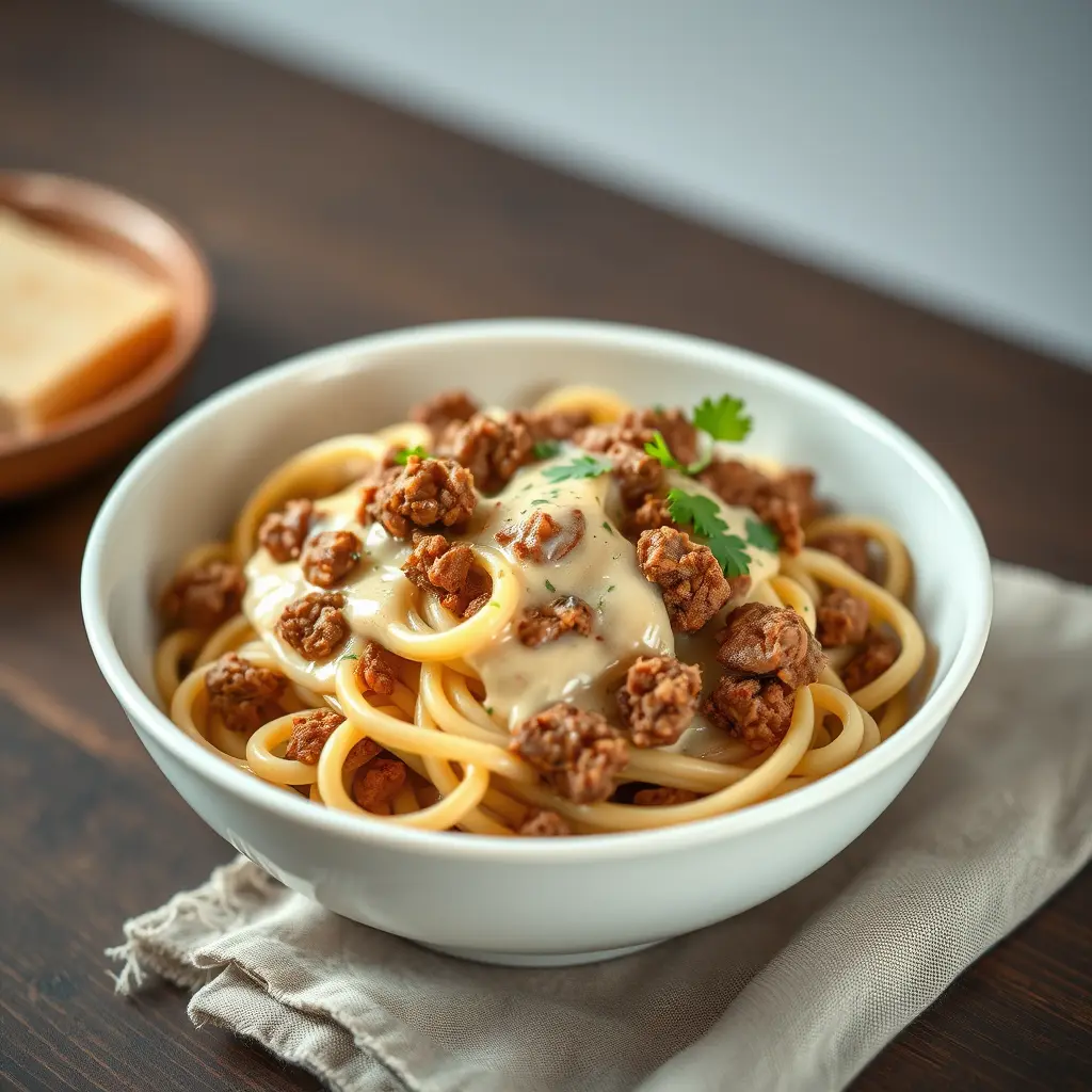 Hearty Hamburger and Alfredo Sauce Recipe: Your New Go-To Dinner