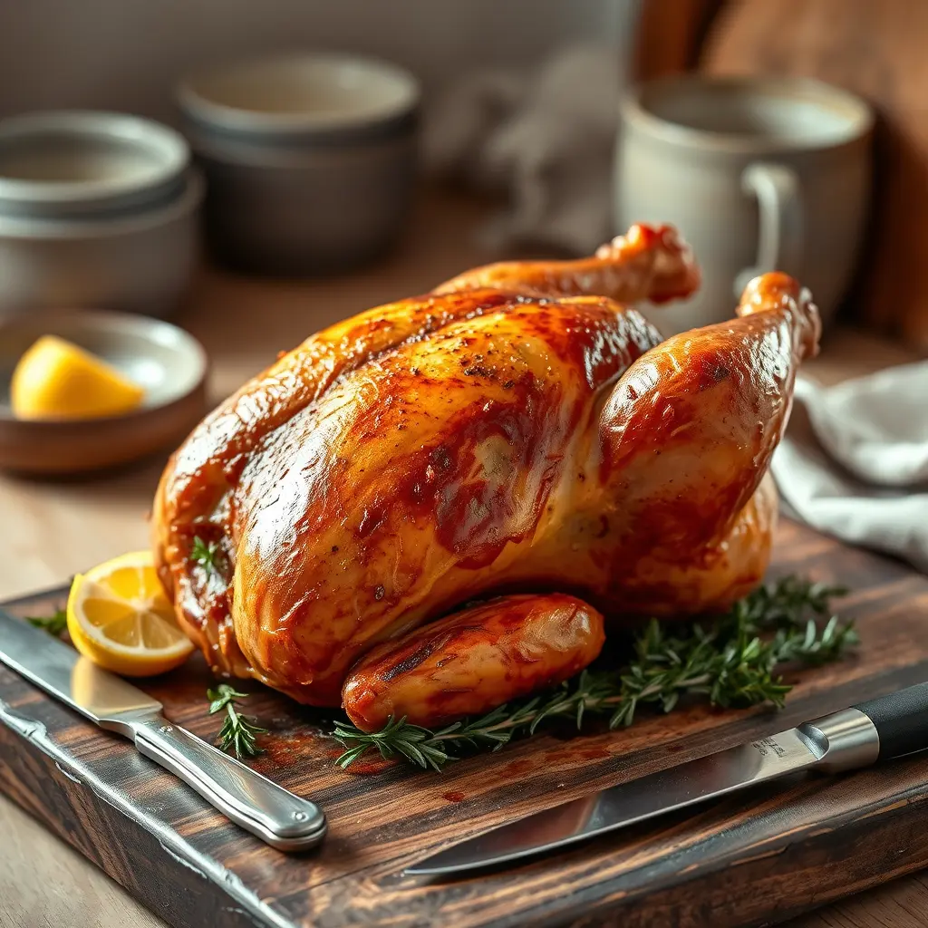 Lemon Herb Roasted Whole Chicken: Simple, Flavorful & Healthy