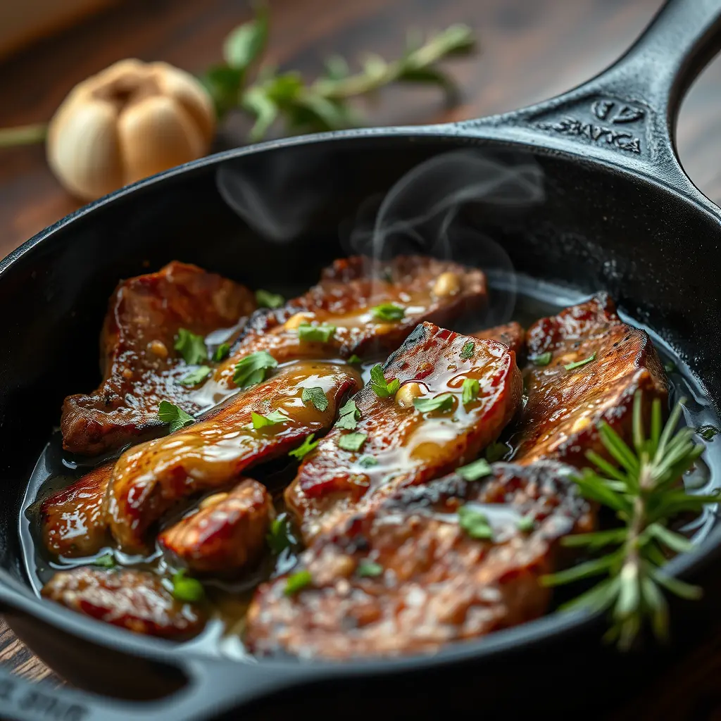 Savory Garlic Butter Quick Recipes for Round Steak