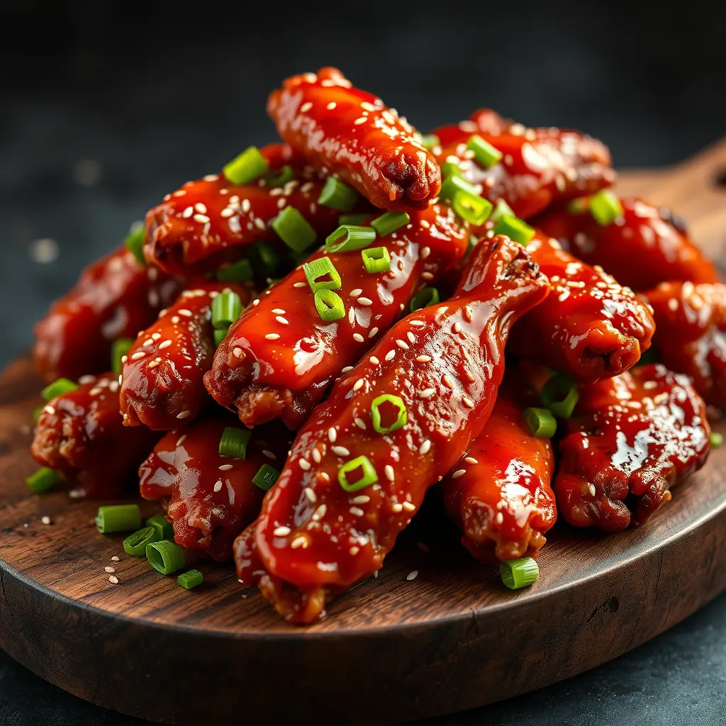 Irresistible Spicy Honey Sriracha Chicken Wings